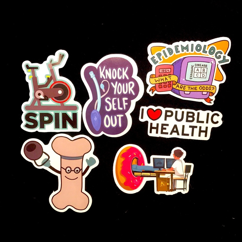 Epidemiology/healthcare sticker